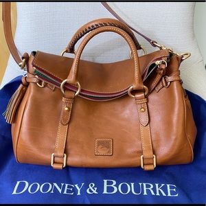 Dooney & Bourke Med. Florentine Satchel NATURAL